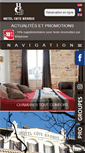 Mobile Screenshot of hotel-cotebasque.fr