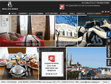 Tablet Screenshot of hotel-cotebasque.fr